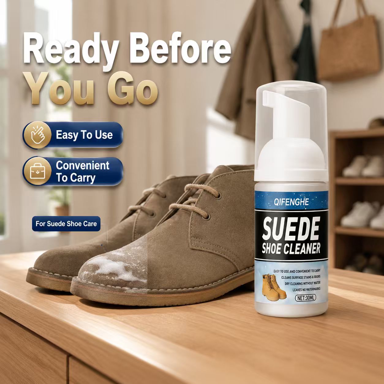 Suede Shoe Cleaning Foam 30ml  - Sneaker Cleaner 评论和价格