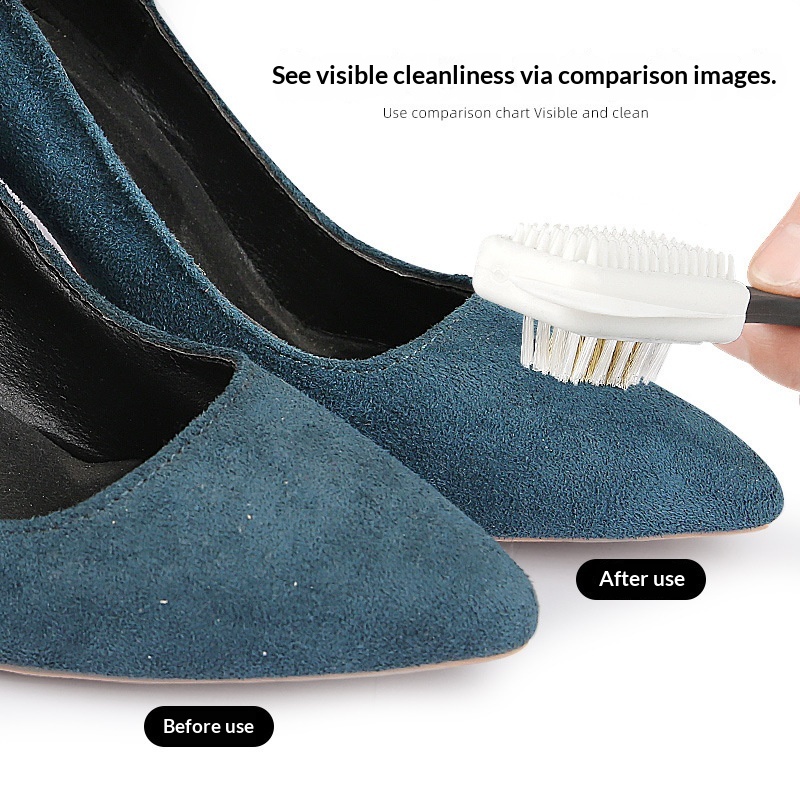 1/2pcs 3 Side Cleaning Conveni - Shoe Cleaning Brush 评论和价格