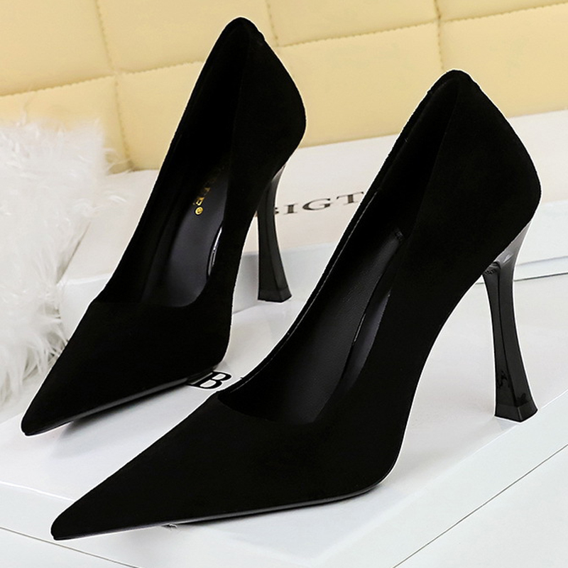 BIGTREE Shoes Suede Black Wome - Shoe Tree 评论和价格