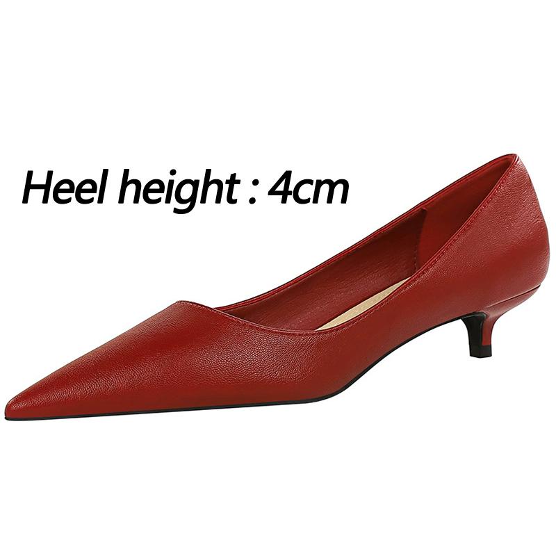 Fashion Pointed Toe Mid Heeled - Shoe Tree 评论和价格