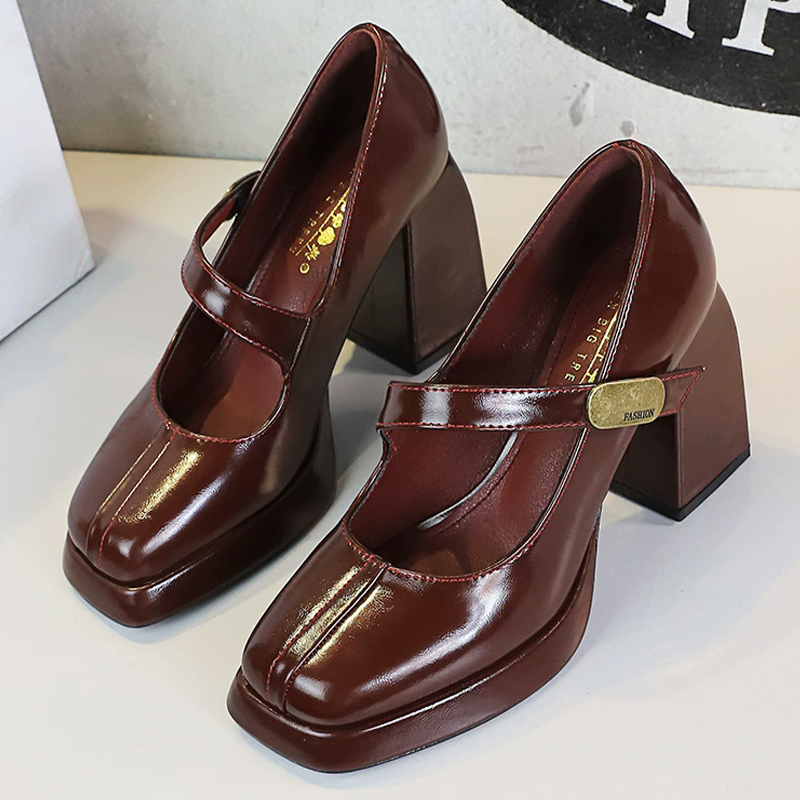 BIGTREE Shoes Retro Chunky Wom - Shoe Tree 评论和价格
